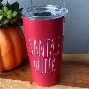 Rae Dunn SANTAS HELPER Stainless Steel Tumbler